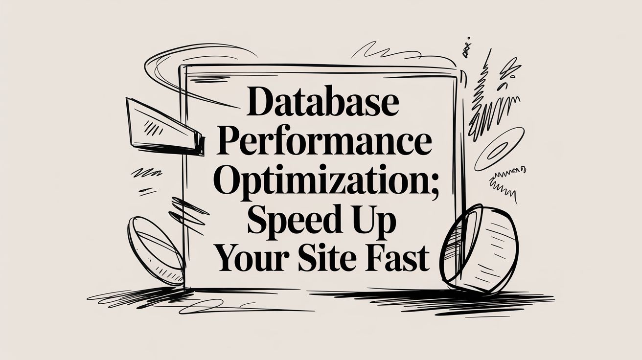 database performance optimization: Speed up your site fast