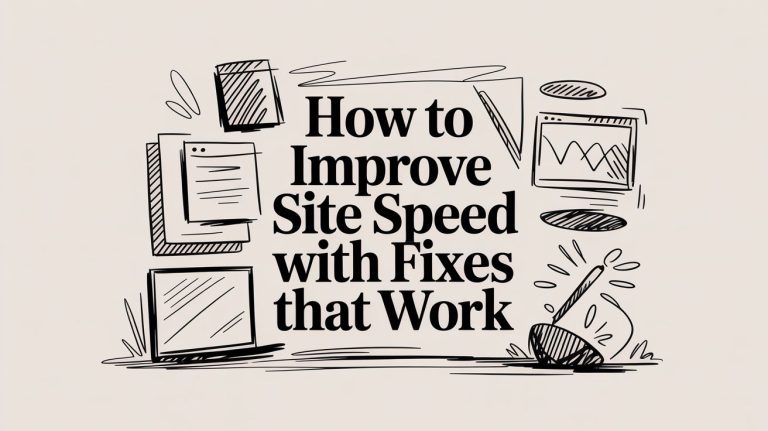 How to Improve Site Speed with Fixes That Work